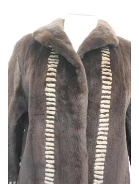 Jackets & Coats | Excellent Sheared Dark Ranch Mink Fur Coat Jacket ...